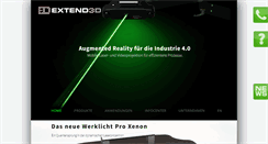 Desktop Screenshot of extend3d.de
